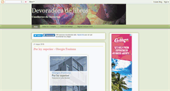 Desktop Screenshot of devoradoradelibros.com